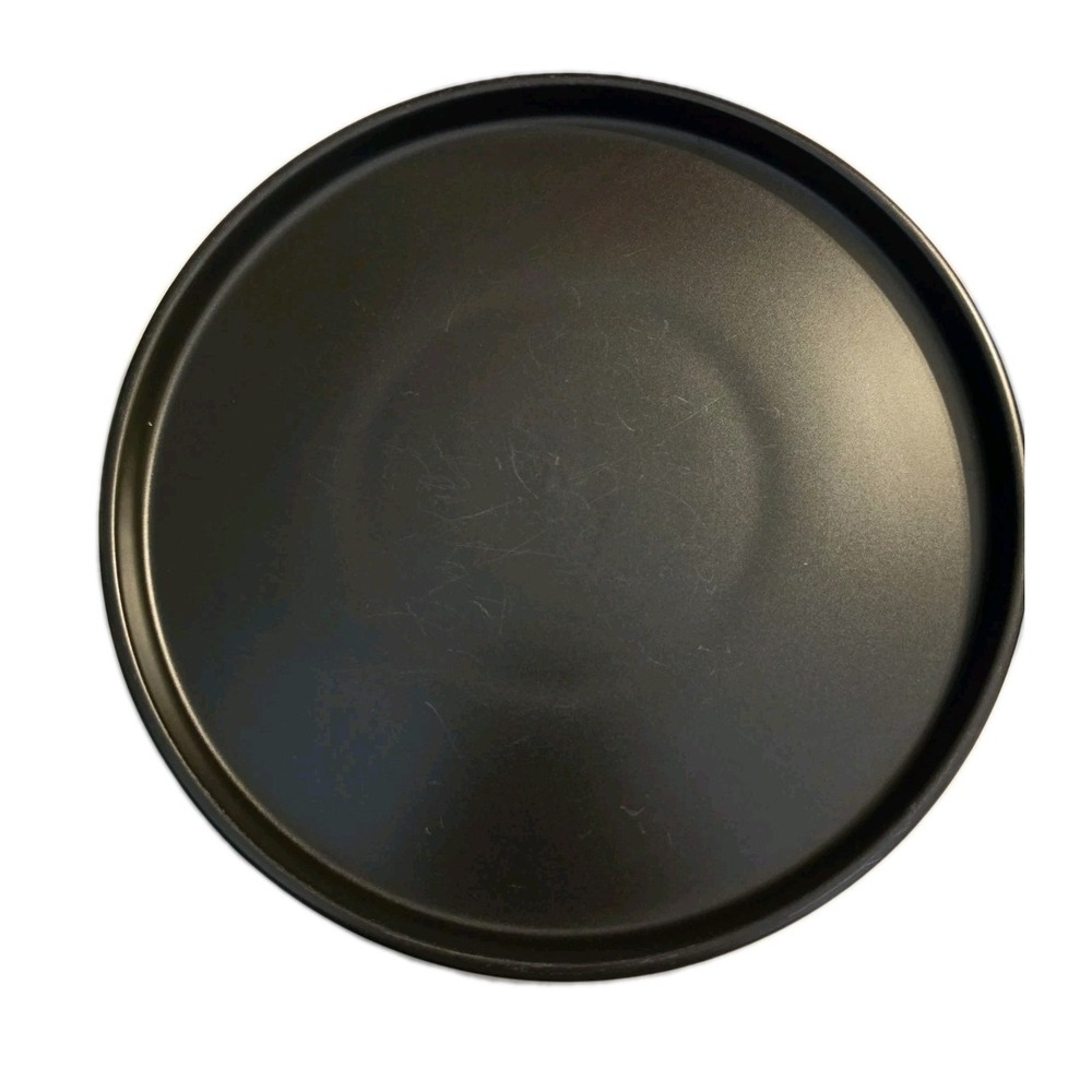 Stone + Lain Stoneware Round Dinner‎ Plates 4-Piece 10.25" Black Matte